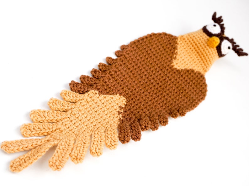Owl Bookmark Crochet Pattern Amigurumi PDF Pattern immagine 7