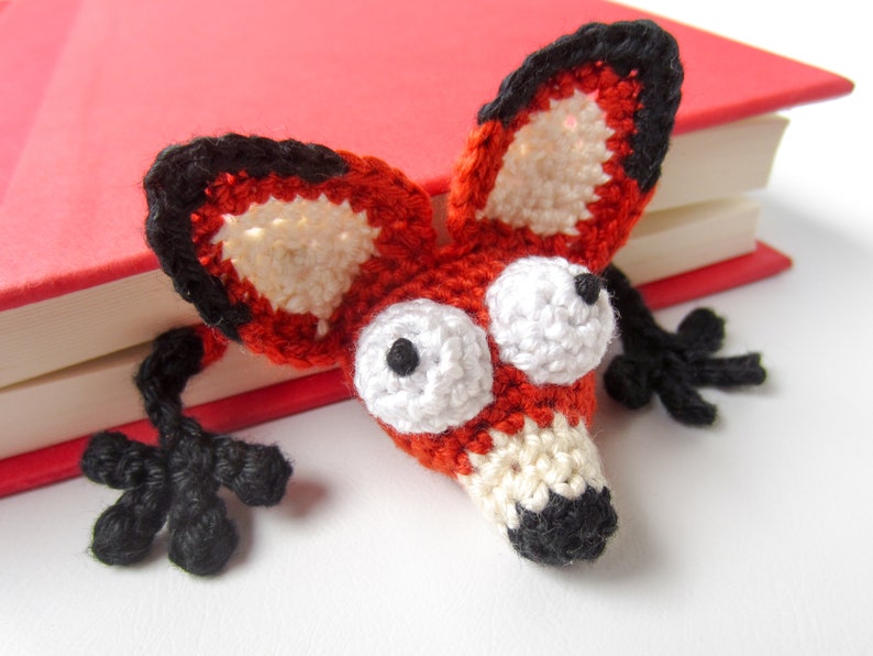 Fuchs Lesezeichen Häkelanleitung Amigurumi PDF Anleitung Bild 7