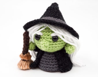 Mini Evil Witch Crochet Pattern | Amigurumi PDF Pattern