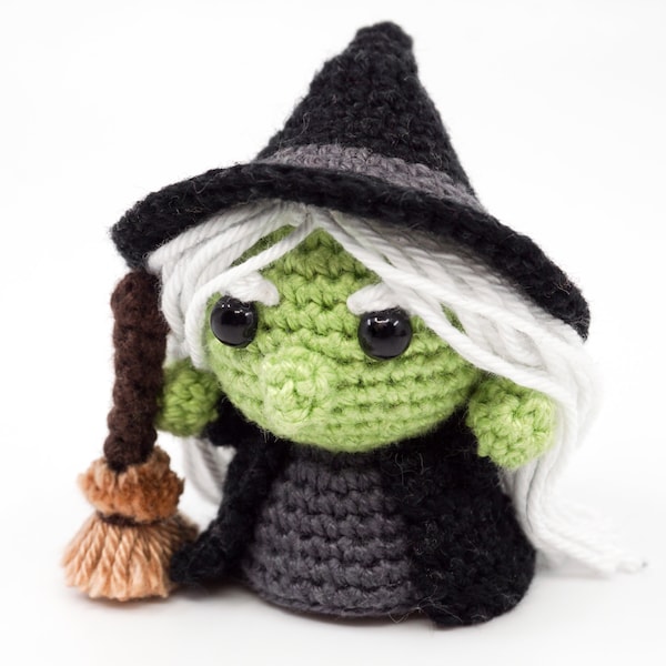 Mini Evil Witch Crochet Pattern | Amigurumi PDF Pattern