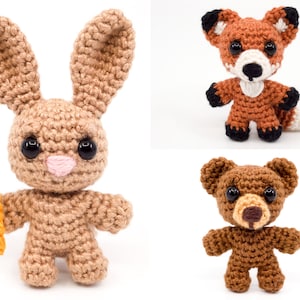 Forest Animals PDF Crochet Pattern Bundle | Amigurumi PDF Patterns