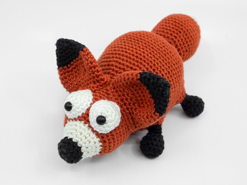 The Chubby Fox Crochet Pattern  Amigurumi PDF Pattern image 1