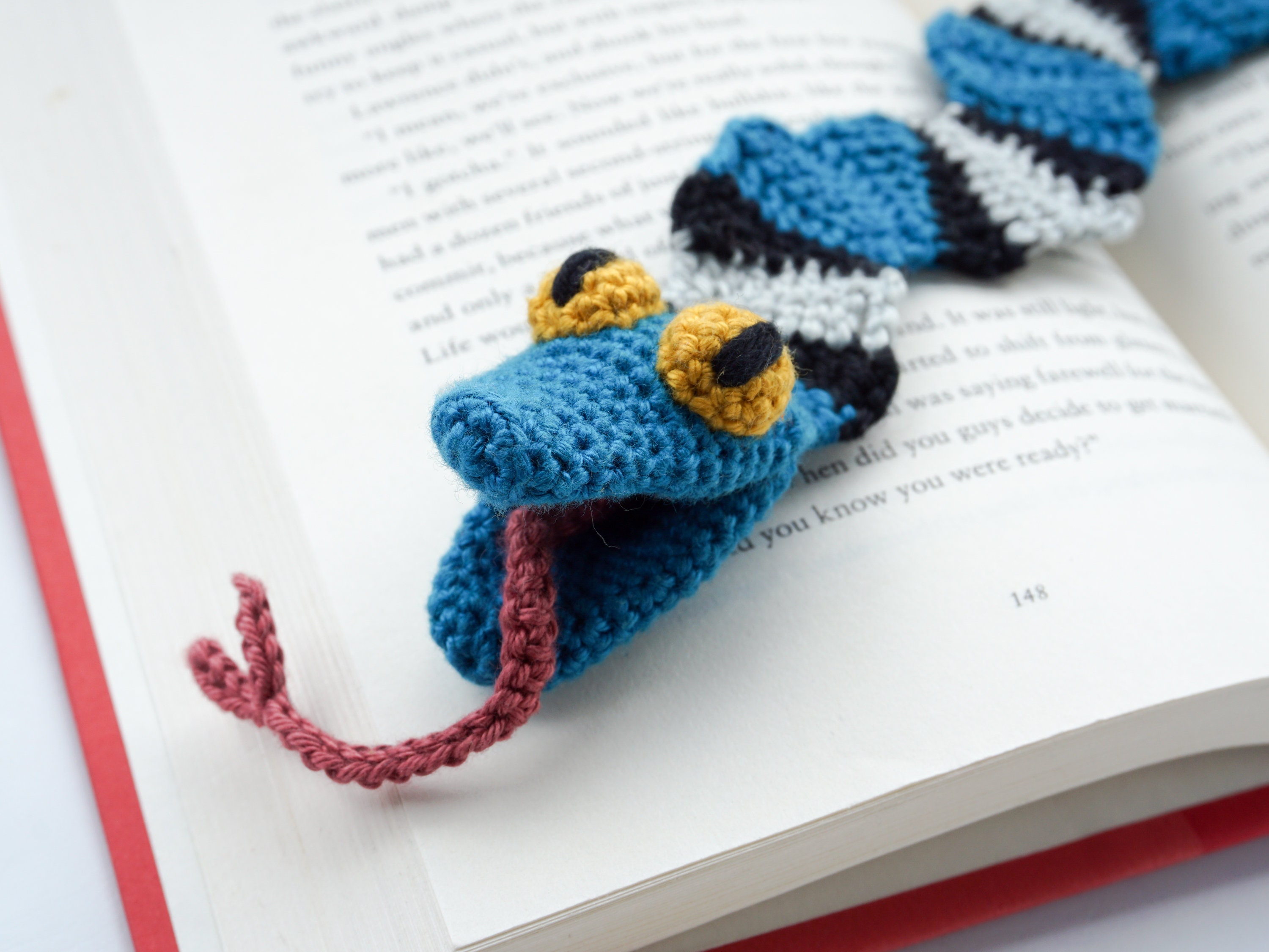 Snake Bookmark Crochet Pattern Amigurumi PDF Pattern - Etsy Israel Snake Bookmark Crochet Pattern Amigurumi PDF Pattern - Etsy Israel