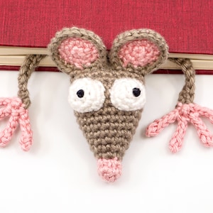 Rat Bookmark Crochet Pattern Amigurumi PDF Pattern image 4