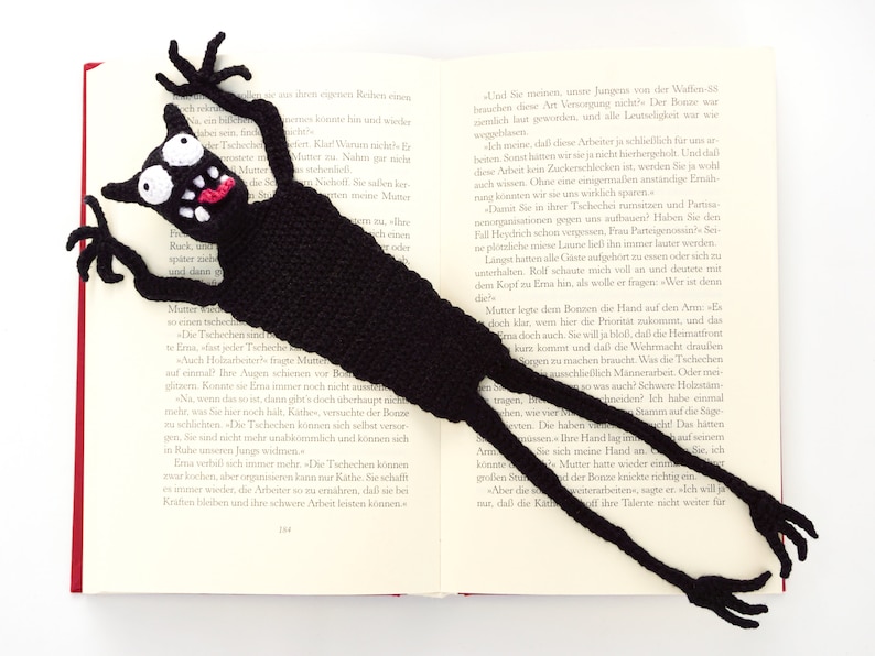 Monster Bookmark Crochet Pattern Amigurumi PDF Pattern image 6