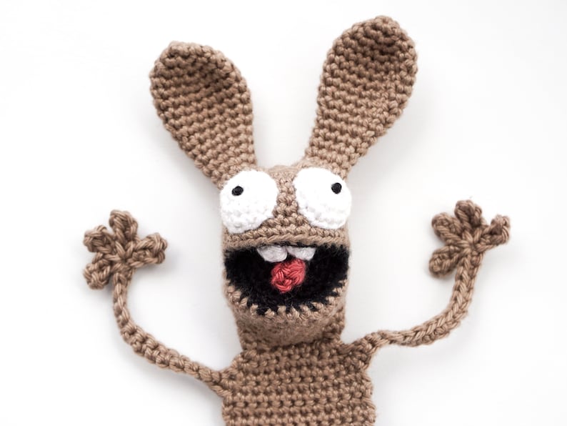 Amigurumi Crochet Bunny Bookmark image 3