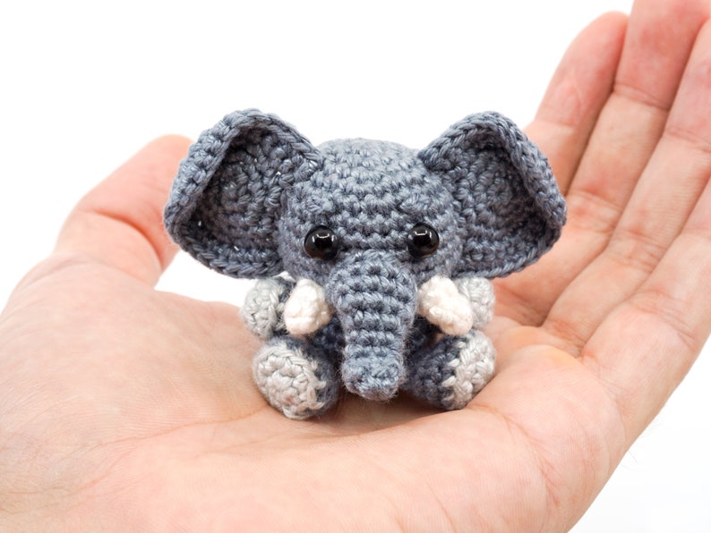 Mini Elefant Häkelanleitung Amigurumi PDF Anleitung Bild 2