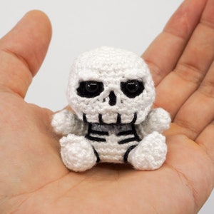 Mini Skeleton Crochet Pattern Amigurumi PDF Pattern image 2