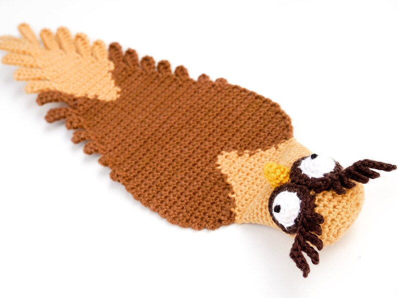 Owl Bookmark Crochet Pattern Amigurumi PDF Pattern immagine 9