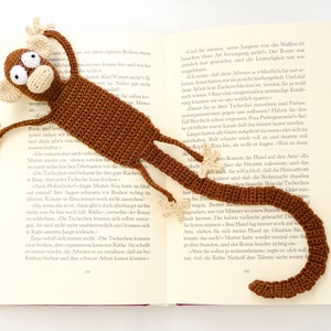 Monkey Bookmark Crochet Pattern Amigurumi PDF Pattern image 6