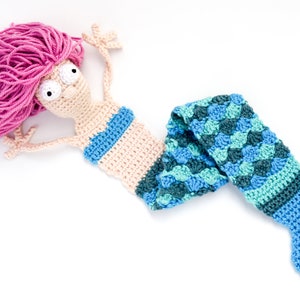 Mermaid Bookmark Crochet Pattern Amigurumi PDF Pattern image 3