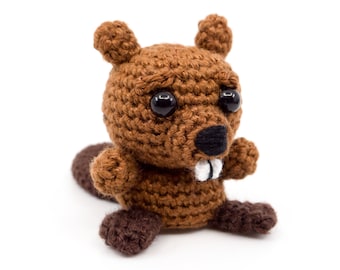 Mini Beaver Crochet Pattern | Amigurumi PDF Pattern