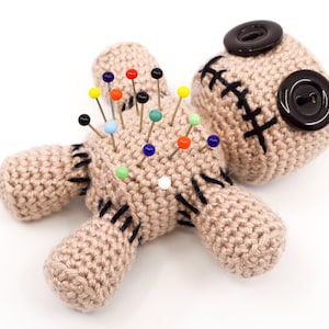 Voodoo Doll Pincushion Crochet Pattern Amigurumi PDF Pattern image 1