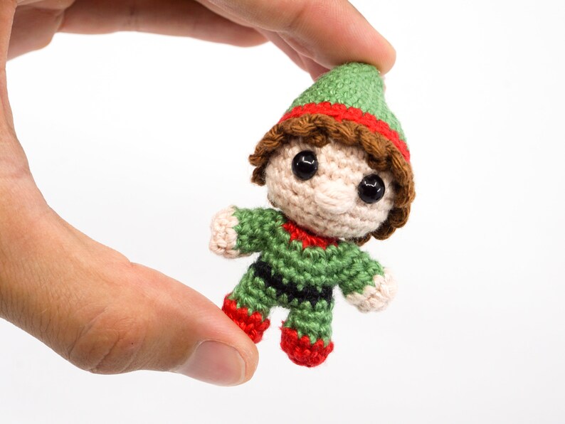 Mini Noso Christmas Elf Crochet Pattern Amigurumi PDF Pattern 画像 6