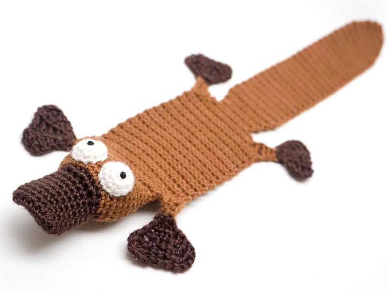 Platypus Bookmark Crochet Pattern Amigurumi PDF Pattern image 4