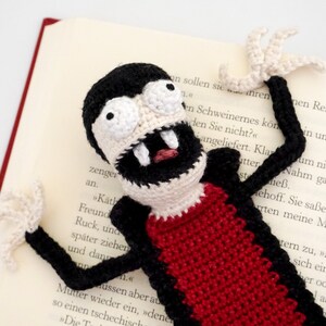 Vampire Bookmark Crochet Pattern Amigurumi PDF Pattern image 6