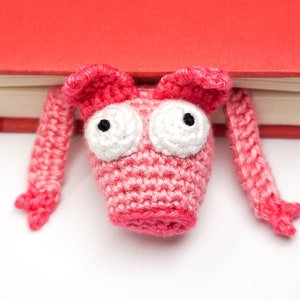 Pig Bookmark Crochet Pattern Amigurumi PDF Pattern image 3