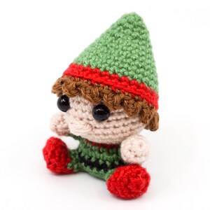 Mini Weihnachtself Häkelanleitung Amigurumi PDF Anleitung Bild 6