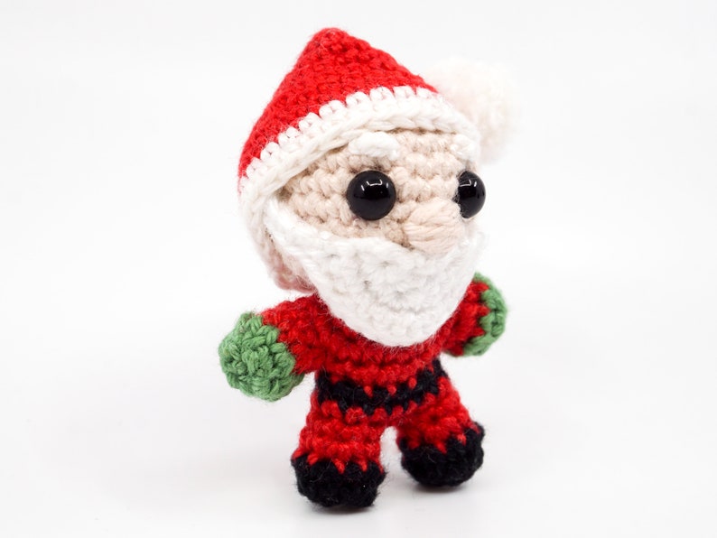 Mini Noso Weihnachtsmann Häkelanleitung Amigurumi PDF Anleitung Bild 5