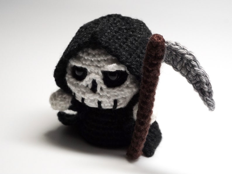 Mini Grim Reaper Crochet Pattern Amigurumi PDF Pattern image 6