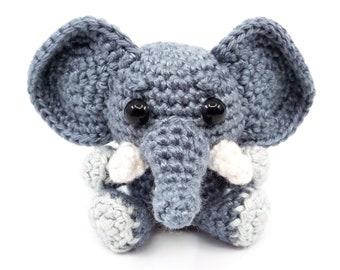 Mini Elephant Crochet Pattern | Amigurumi PDF Pattern