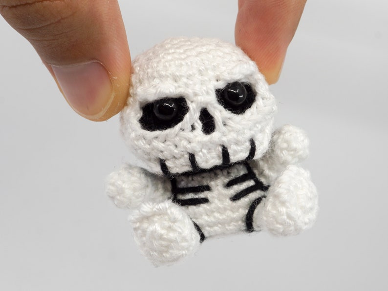 Mini Skeleton Crochet Pattern Amigurumi PDF Pattern image 4