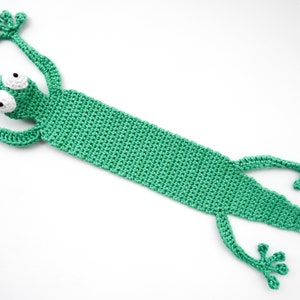 Gecko Lesezeichen Häkelanleitung Amigurumi PDF Anleitung Bild 3