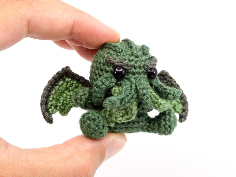 Mini Cthulhu Häkelanleitung Amigurumi PDF Anleitung Bild 7