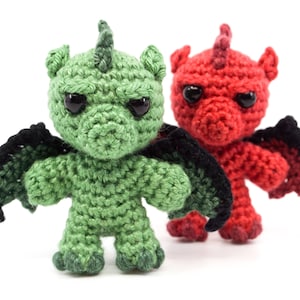 Mini Noso Dragons Crochet Pattern Amigurumi PDF Pattern image 2