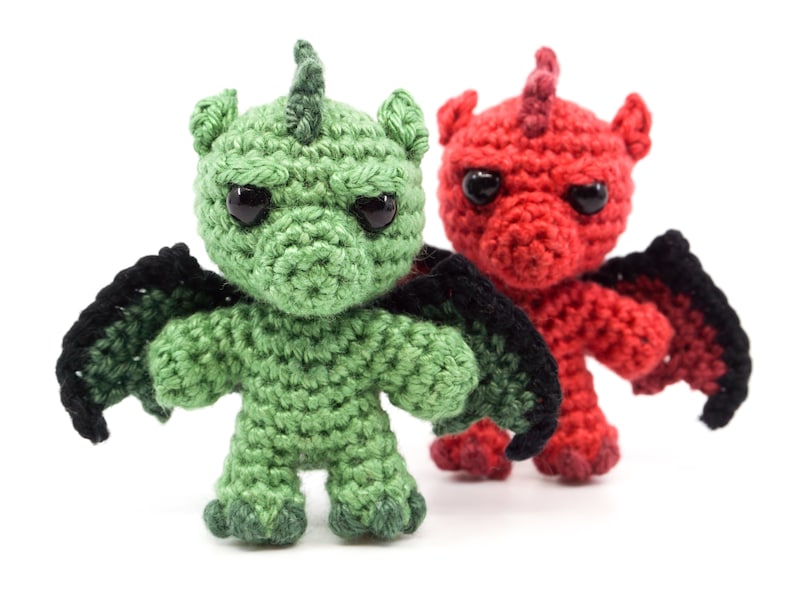 Mini Noso Dragons Crochet Pattern Amigurumi PDF Pattern image 2