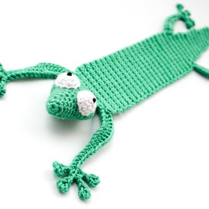 Gecko Lesezeichen Häkelanleitung Amigurumi PDF Anleitung Bild 5