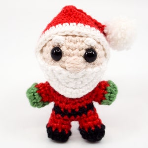 Mini Noso Weihnachtsmann Häkelanleitung Amigurumi PDF Anleitung Bild 1