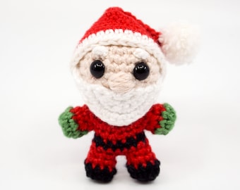 Mini Noso Weihnachtsmann Häkelanleitung | Amigurumi PDF Anleitung