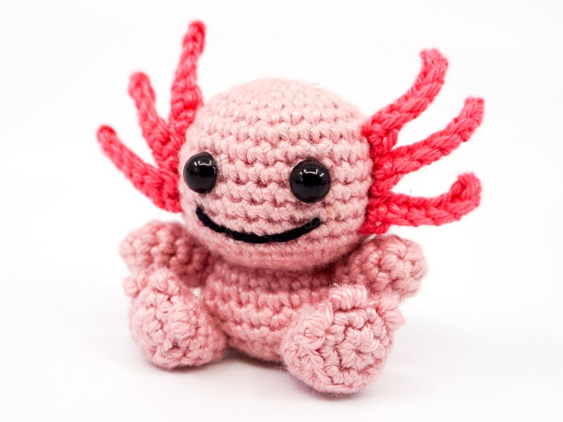 Mini Axolotl Crochet Pattern Amigurumi PDF Pattern image 2