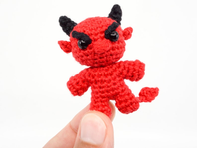 Mini Noso Devil Crochet Pattern Amigurumi PDF Pattern image 6