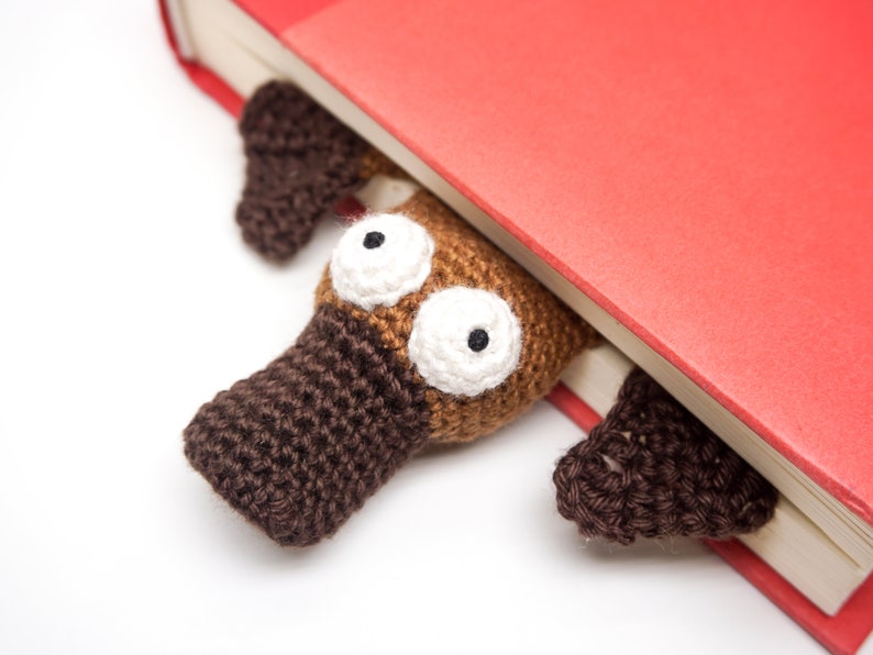 Platypus Bookmark Crochet Pattern Amigurumi PDF Pattern image 9