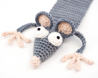 Rat Bookmark Crochet Pattern | Amigurumi PDF Pattern