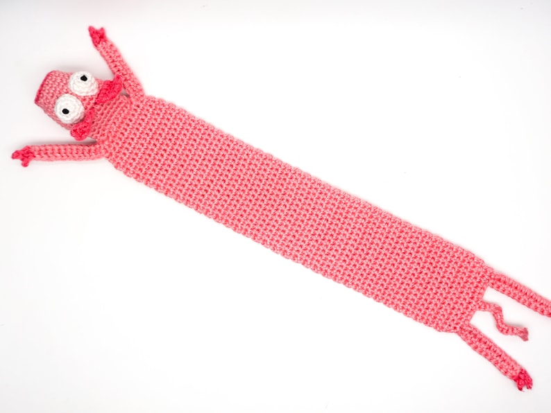 Pig Bookmark Crochet Pattern Amigurumi PDF Pattern image 5