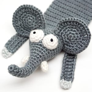Elephant Bookmark Crochet Pattern | Amigurumi PDF Pattern