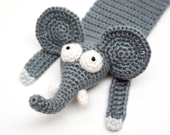 Elephant Bookmark Crochet Pattern | Amigurumi PDF Pattern