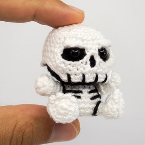 Mini Skeleton Crochet Pattern Amigurumi PDF Pattern image 6