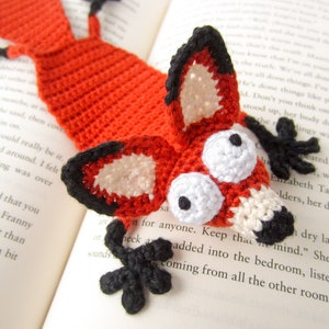 Fox Bookmark Crochet Pattern Amigurumi PDF Pattern image 1