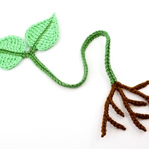 Leaf Bookmark Crochet Pattern Amigurumi PDF Pattern immagine 2