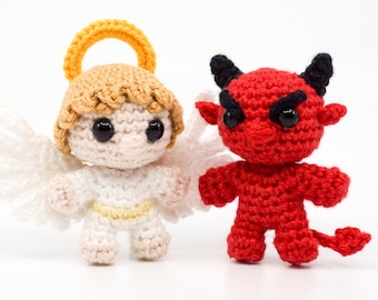 Angel and Devil PDF Crochet Pattern Bundle | Amigurumi PDF Patterns
