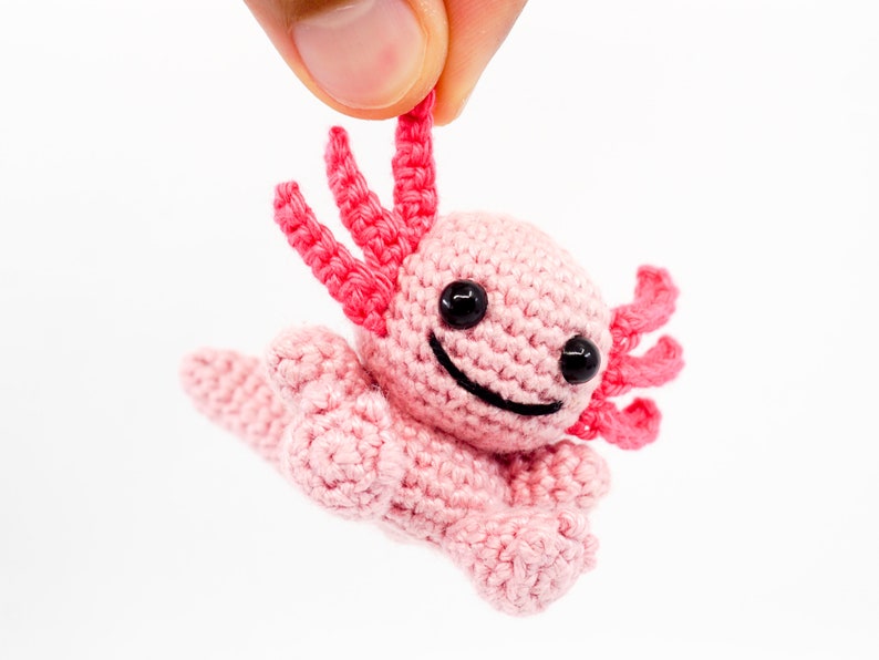 Mini Axolotl Crochet Pattern Amigurumi PDF Pattern image 9