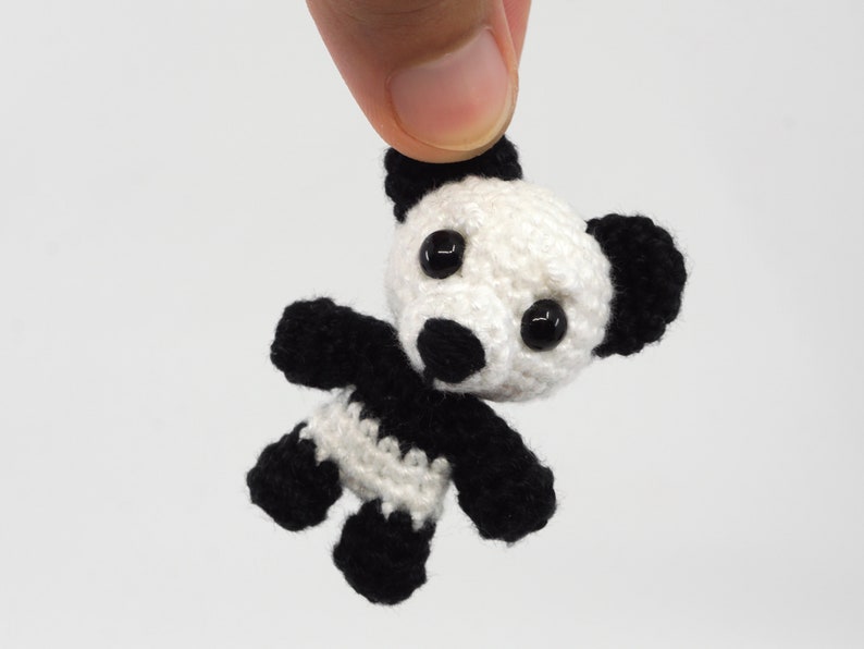 Mini Noso Panda Crochet Pattern Amigurumi PDF Pattern image 8