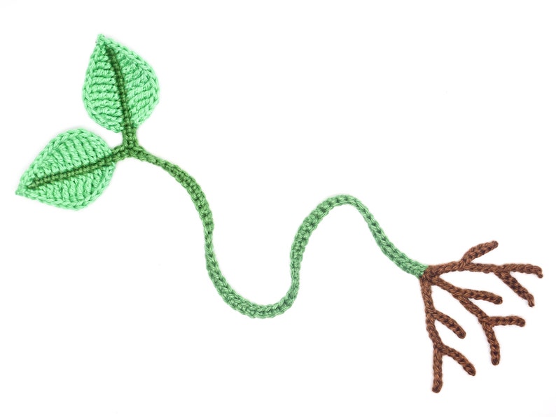 Leaf Bookmark Crochet Pattern Amigurumi PDF Pattern immagine 6
