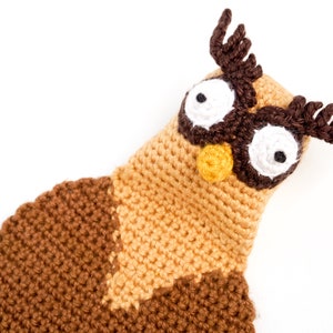 Owl Bookmark Crochet Pattern Amigurumi PDF Pattern image 1