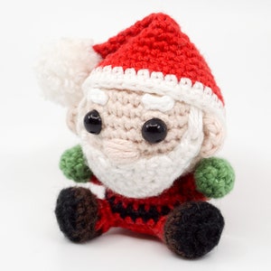Mini Santa Claus Crochet Pattern Amigurumi PDF Pattern image 3
