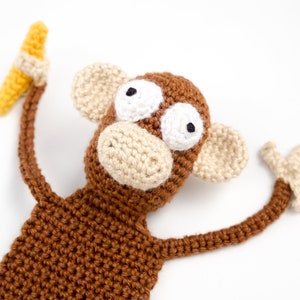 Monkey Bookmark Crochet Pattern Amigurumi PDF Pattern image 5